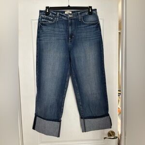 L'AGENCE Leighton Ultra-High-Rise Cuffed Stovepipe Jeans